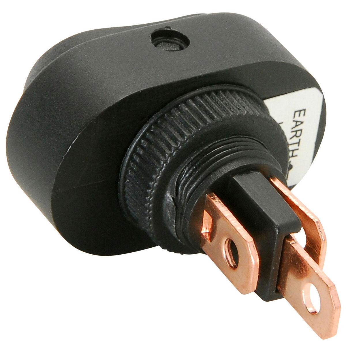 PARTS EXPRESS SPST Large Rocker Switch w/Blue Illumination 12VDC PARTS EXPRESS SPST Large Rocker Switch w/Blue Illumination 12VDC